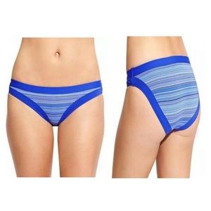 Athleta Veracruz Striped Bottoms Blue M